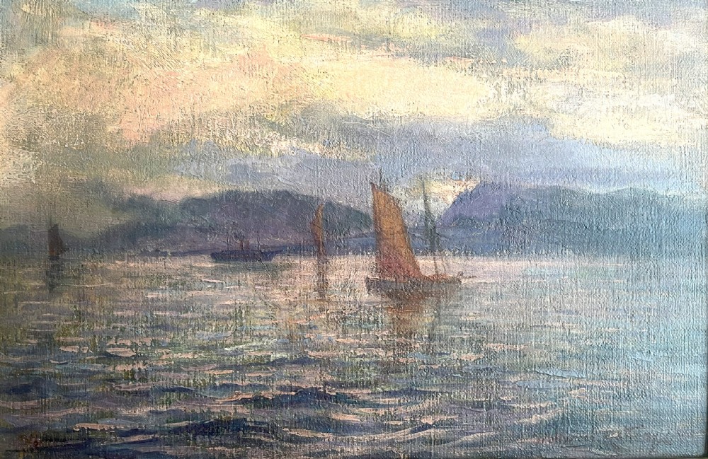 Alexander William Wellwood Rattray ARSA, RSW Oil On Canvas View II