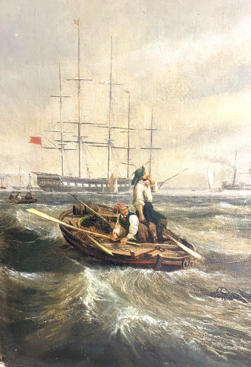 Large William Calcott Knell Oil On Canvas View III