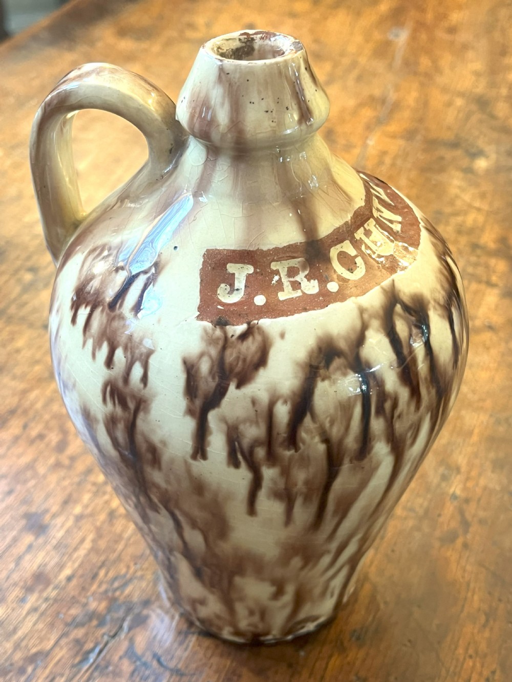 George III Halifax Red Earthenware Flagon View II