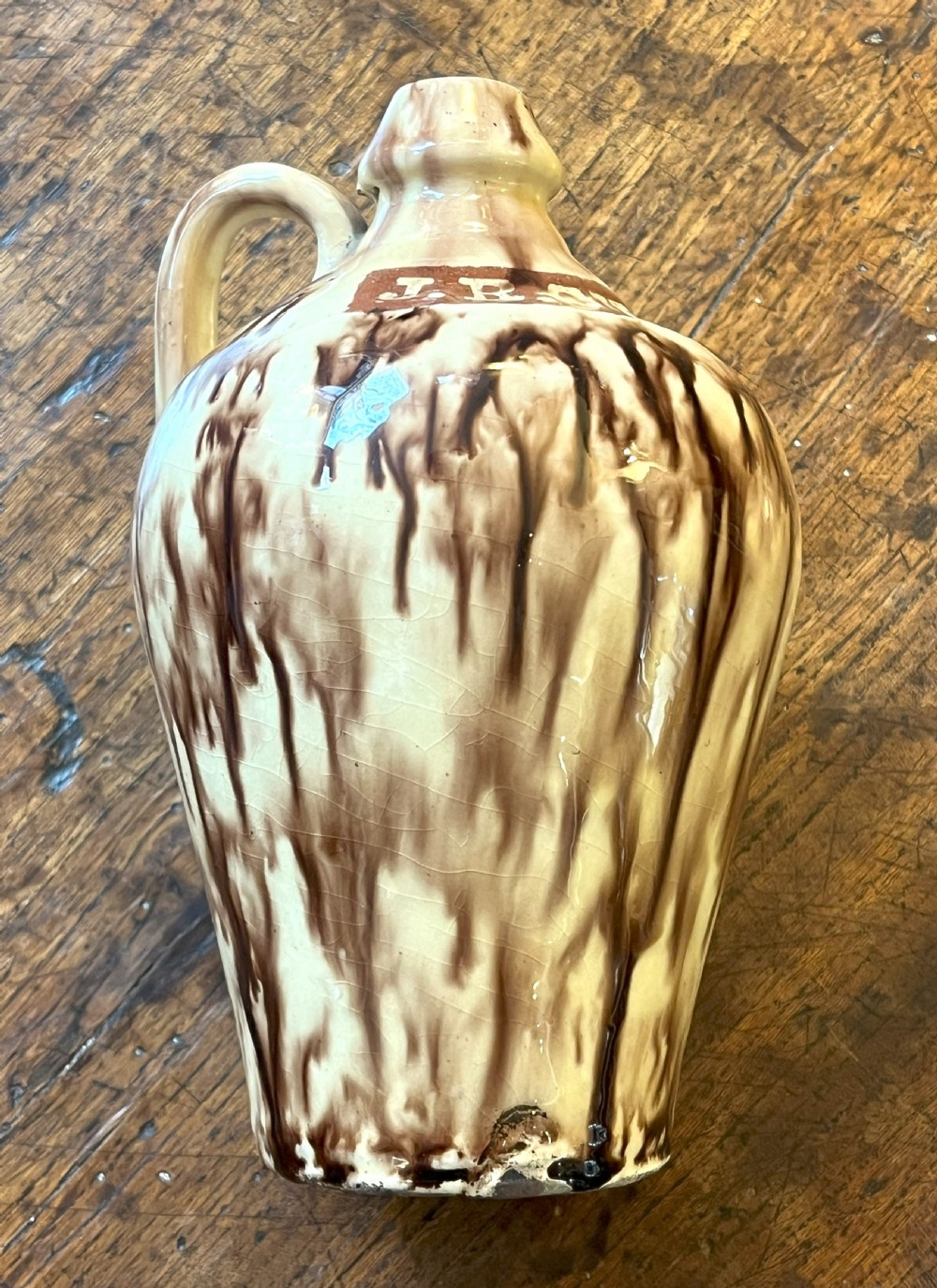 George III Halifax Red Earthenware Flagon View V