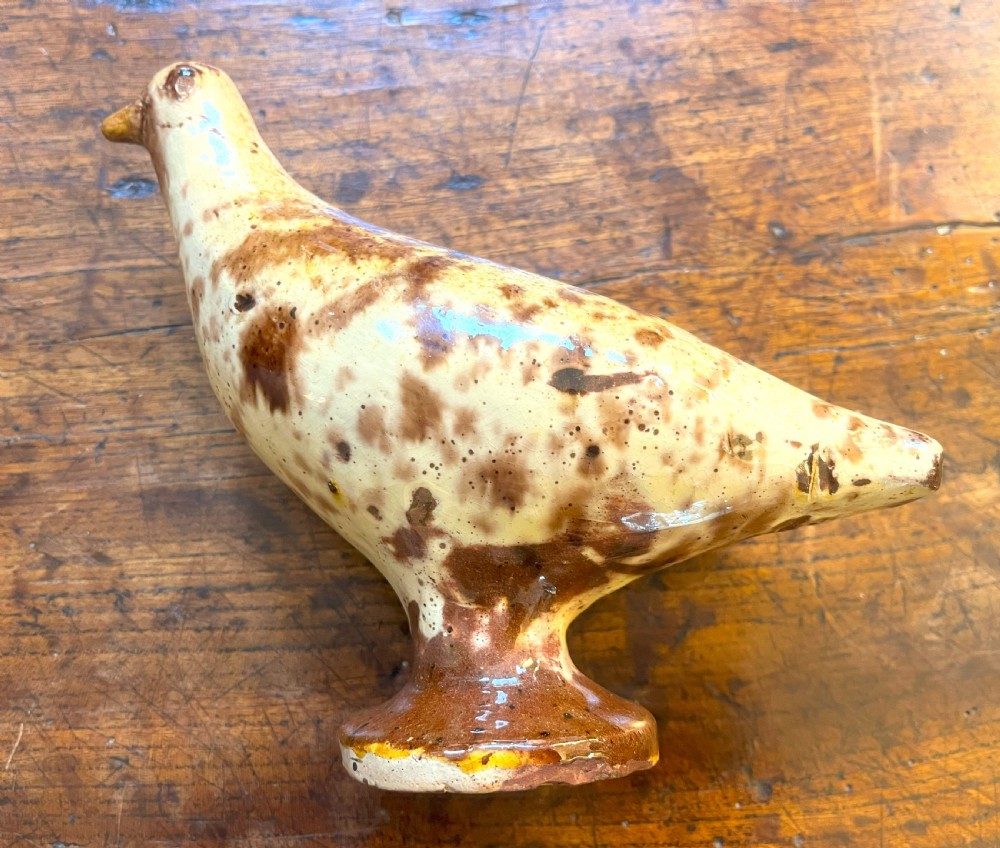 Rare 19th Century Earthenware Bird Whistle View IV