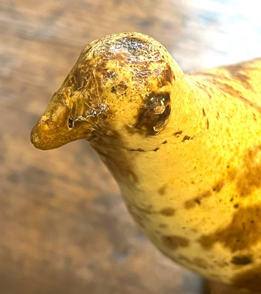 Rare 19th Century Earthenware Bird Whistle View VI