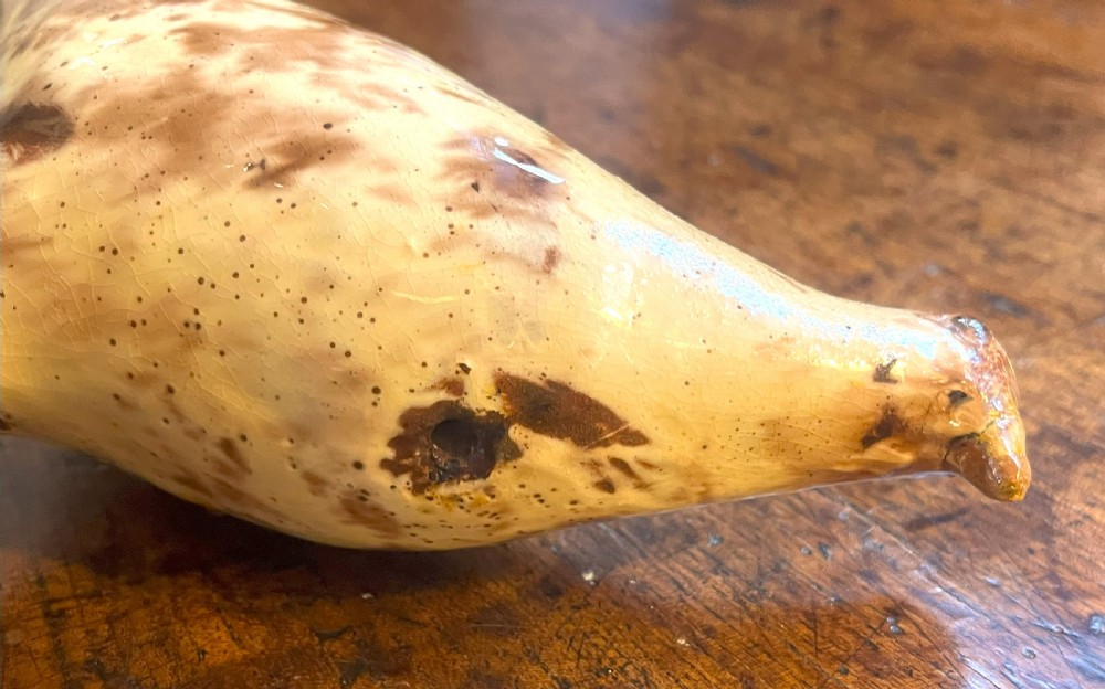 Rare 19th Century Earthenware Bird Whistle View VIII
