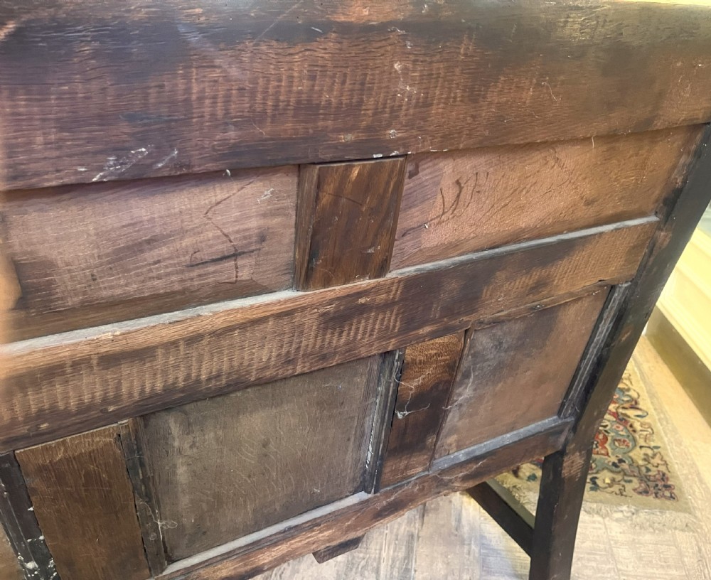 Fine Charles II Yorkshire Oak Settle c1670 View XIII