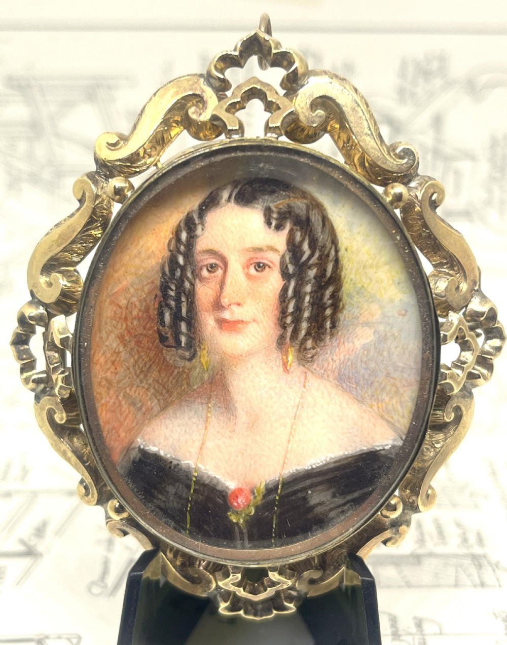 Fine Victorian Portrait Miniature