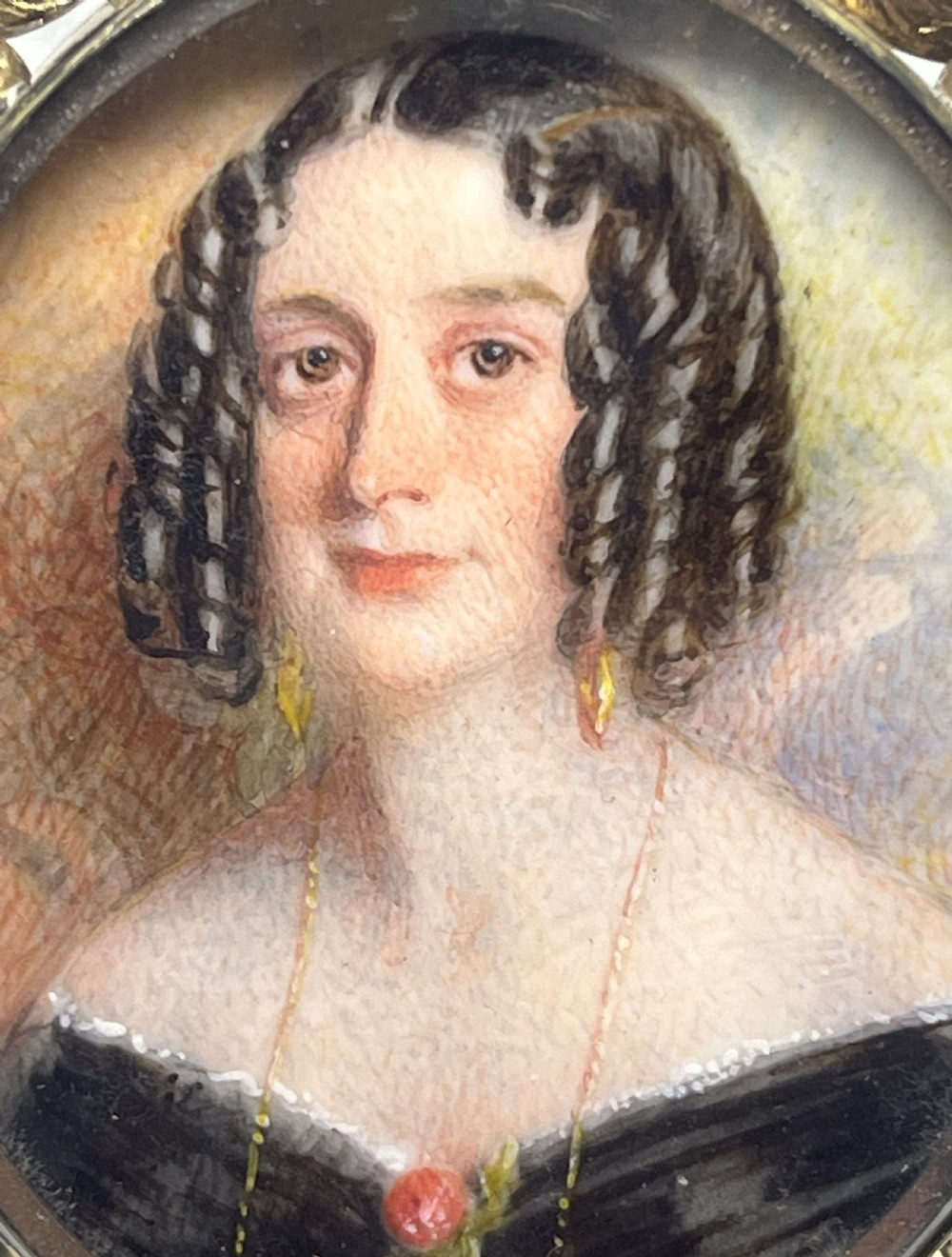 Fine Victorian Portrait Miniature View II