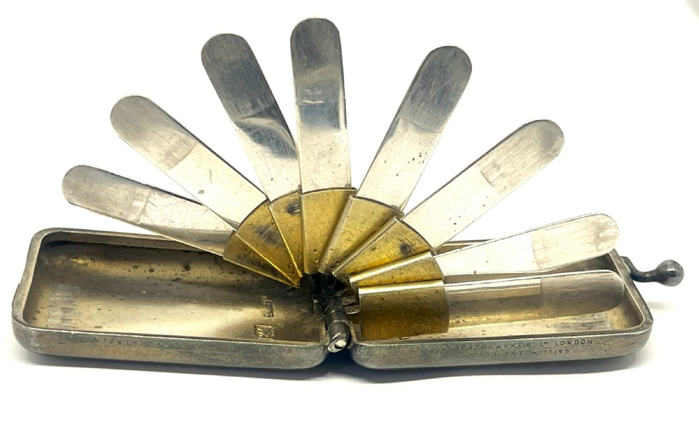 Victorian Albert Barker Patent Silver Butt Marker View II