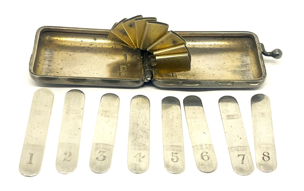 Victorian Albert Barker Patent Silver Butt Marker View IV