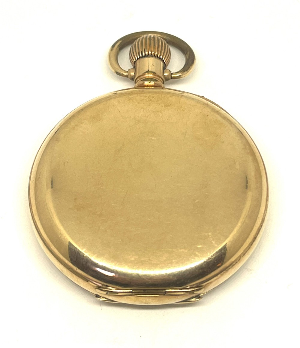 Gold Plated Open Faced Pocket Watch View II