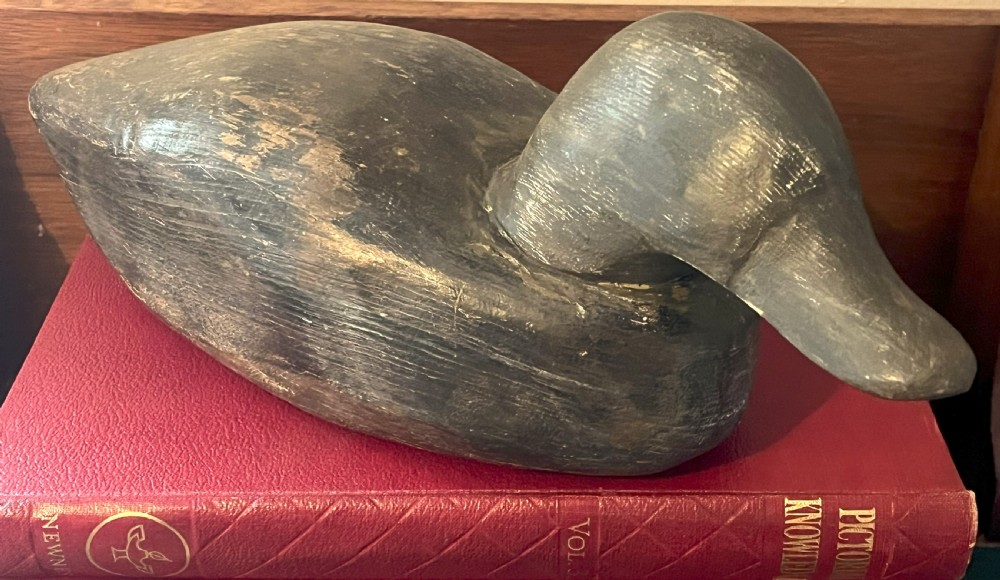 Hand Painted Wooden Decoy Duck