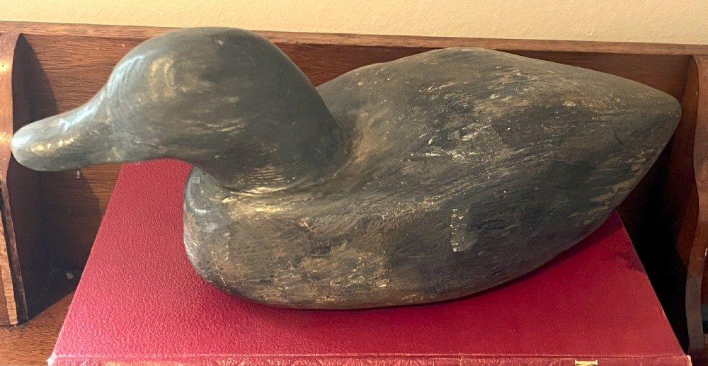 Hand Painted Wooden Decoy Duck View II