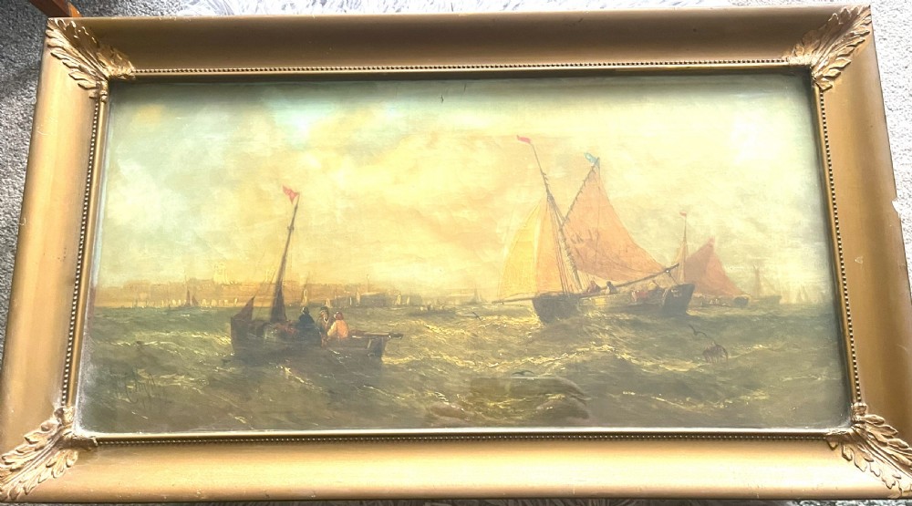 Pair Of William Calcott Knell (1830-1880) Framed Oil Paintings View IV