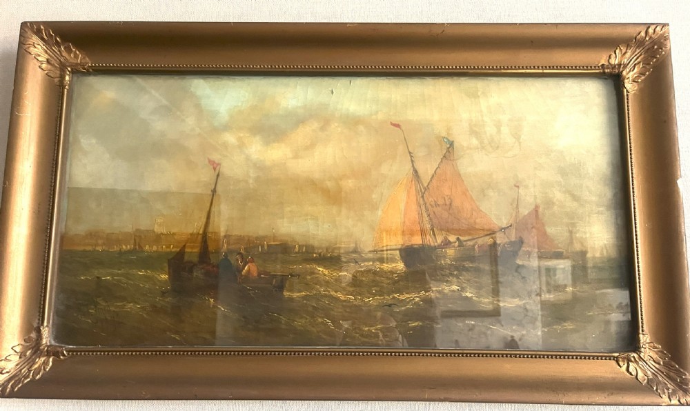 Pair Of William Calcott Knell (1830-1880) Framed Oil Paintings View IX