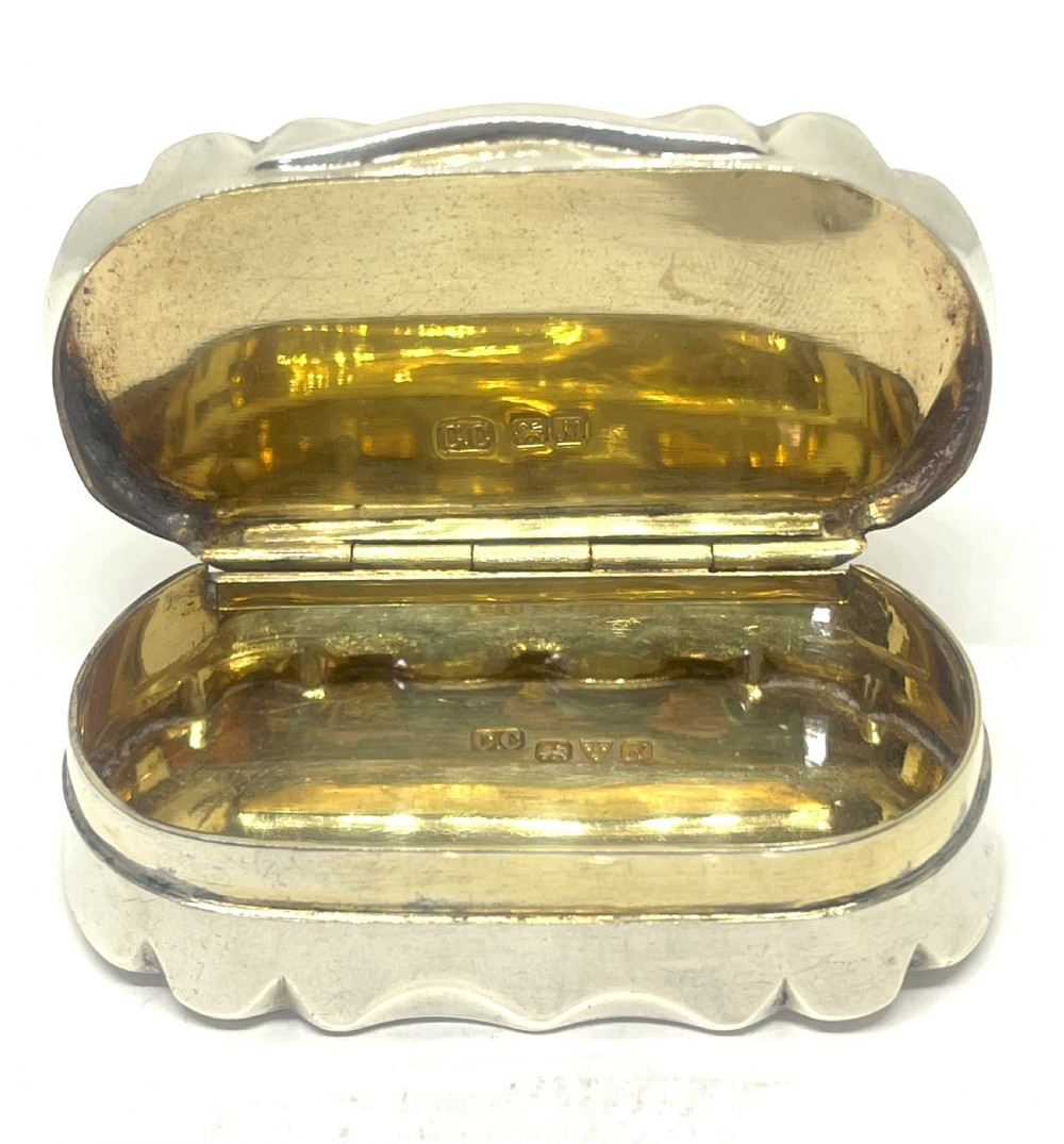 Fine Quality Chester Silver Snuff Box