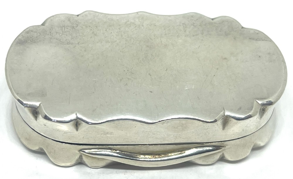 Fine Quality Chester Silver Snuff Box View IV