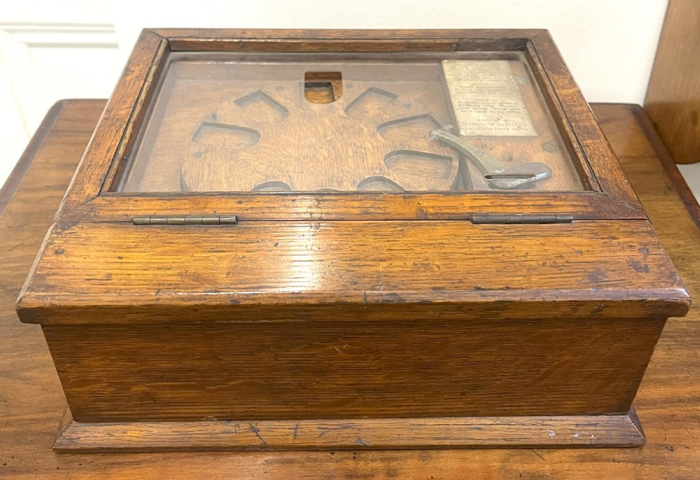 Victorian Shop Counter Coin Operated Stamp Dispenser View VIII