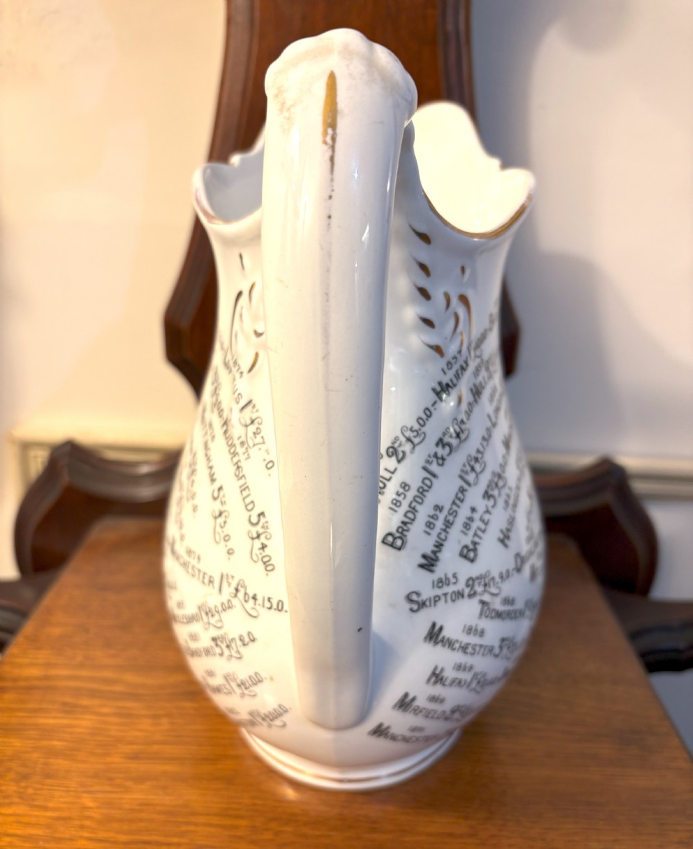 Rare Bridgwood Documentary Jug 1882 View IV