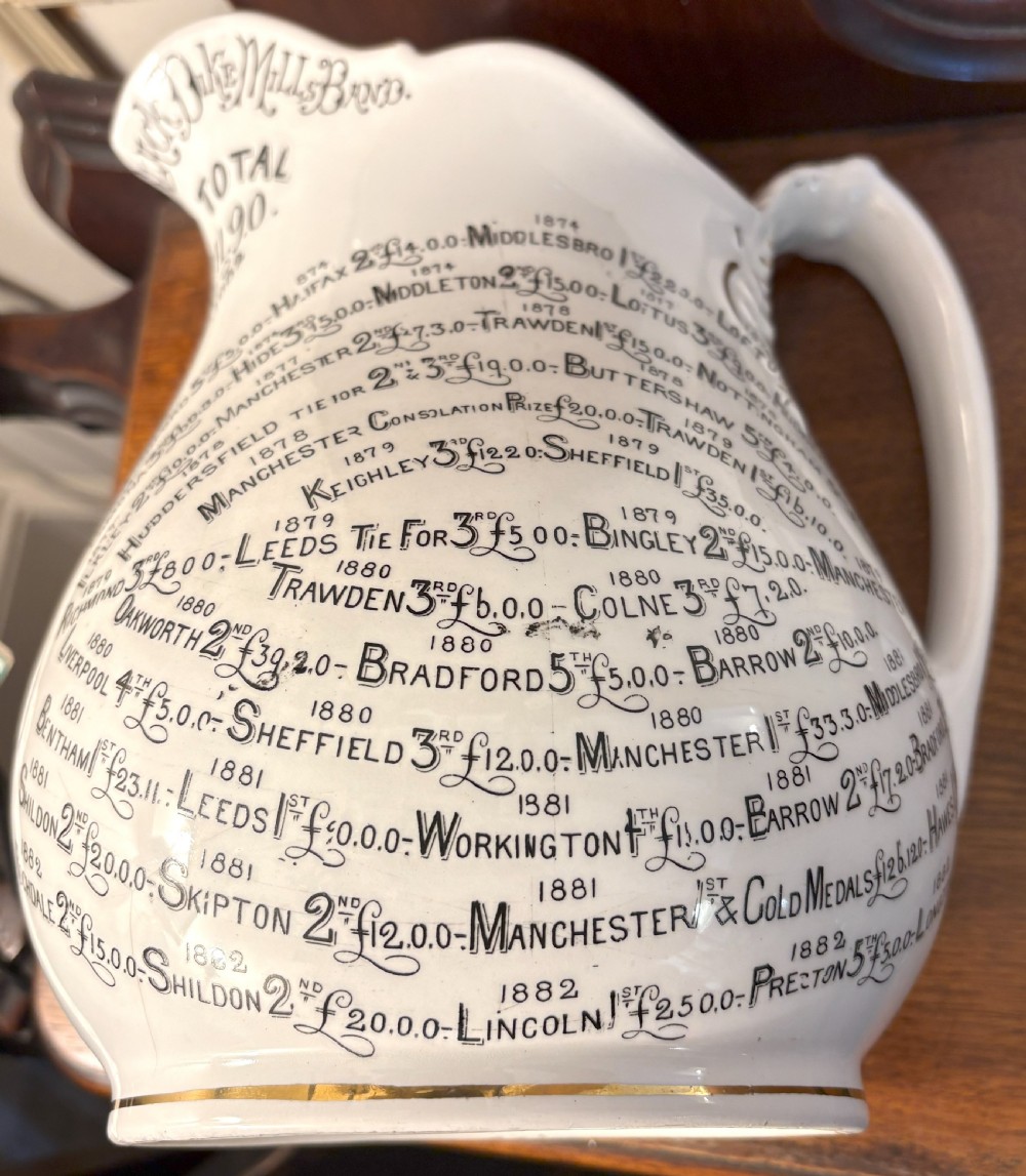 Rare Bridgwood Documentary Jug 1882 View VII