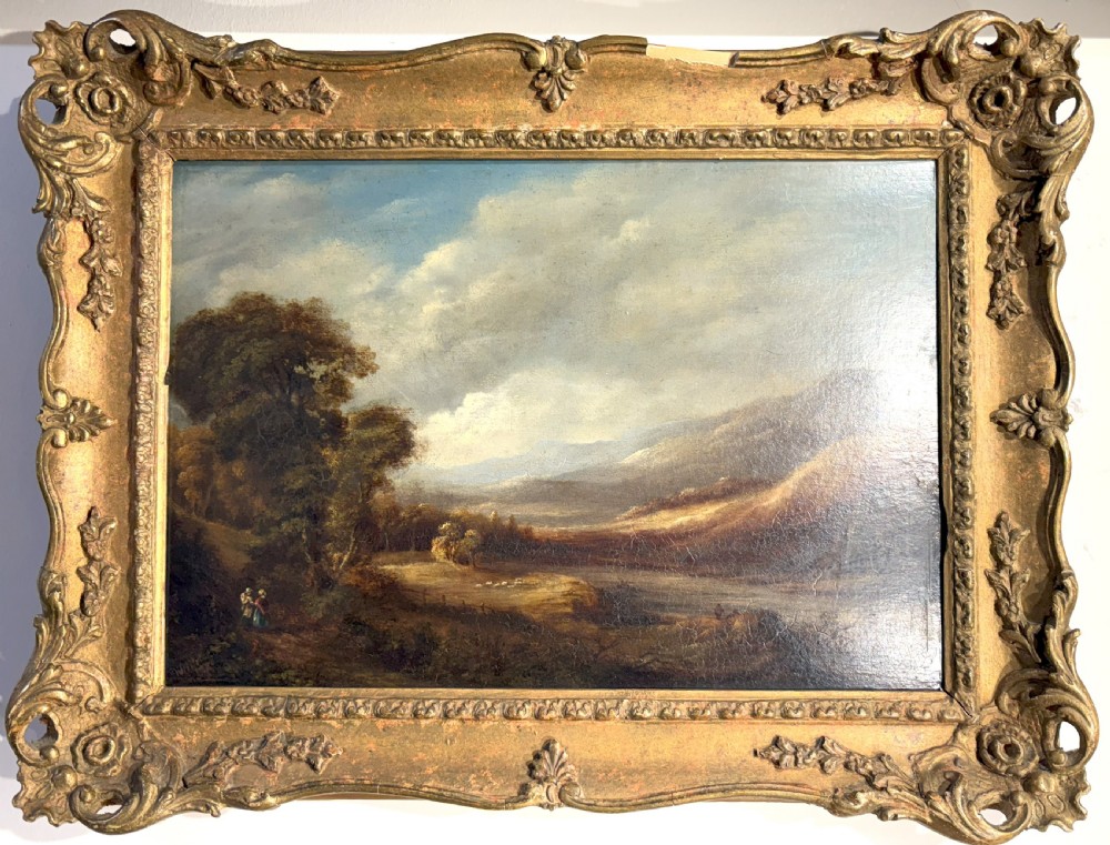 William Henry Prior (1812-82) Oil On Panel