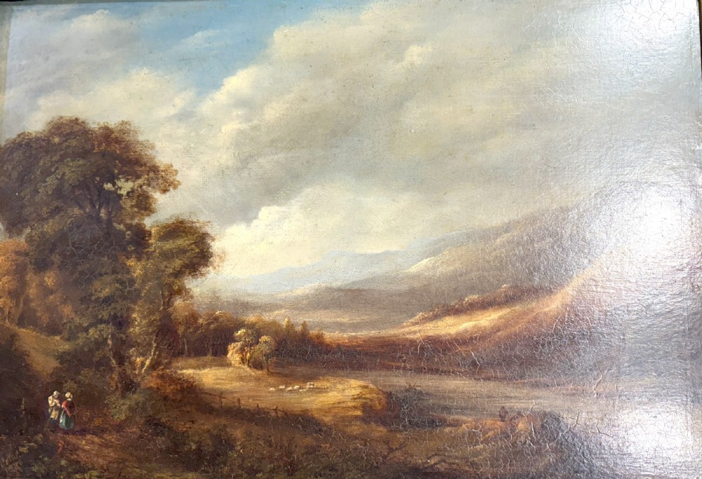 William Henry Prior (1812-82) Oil On Panel View II