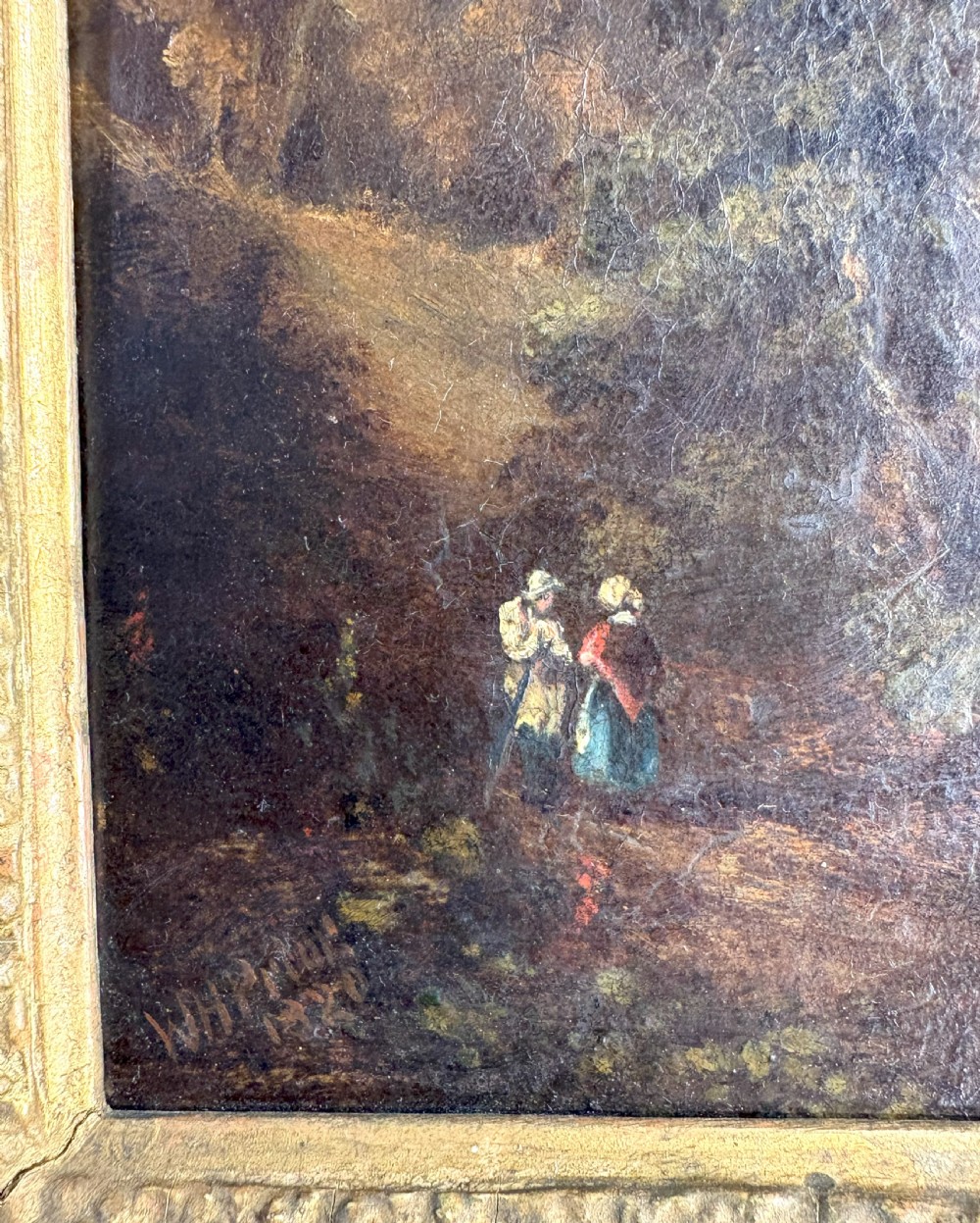 William Henry Prior (1812-82) Oil On Panel View III