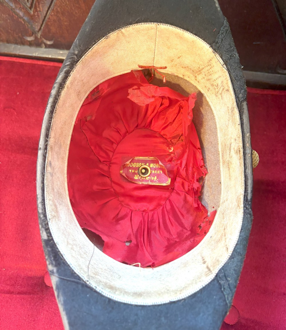 Edwardian Army Officer's Beaver Skin Bicorn Hat & Box View VI