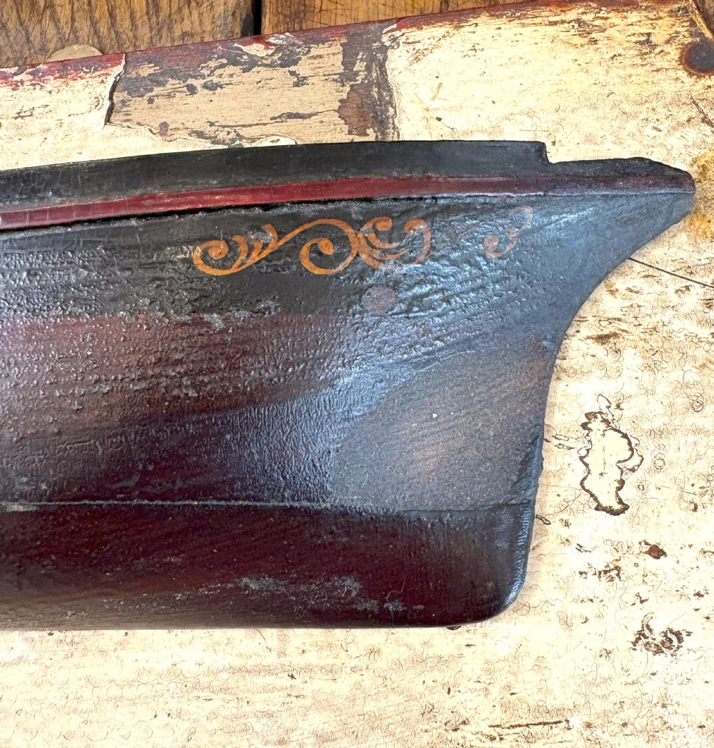Antique Half Hull Coastal Vessel View III