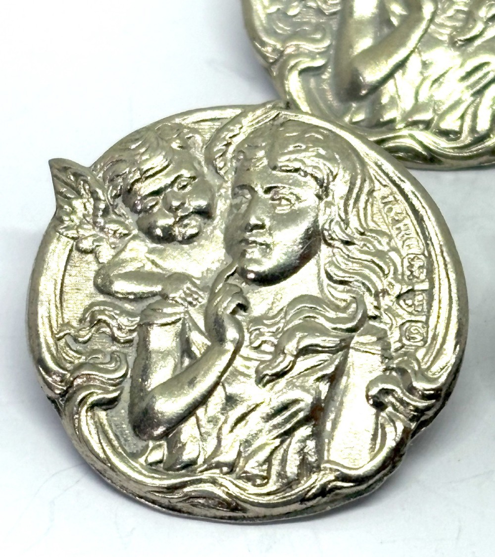 Set Of Six Chester Silver Buttons View II