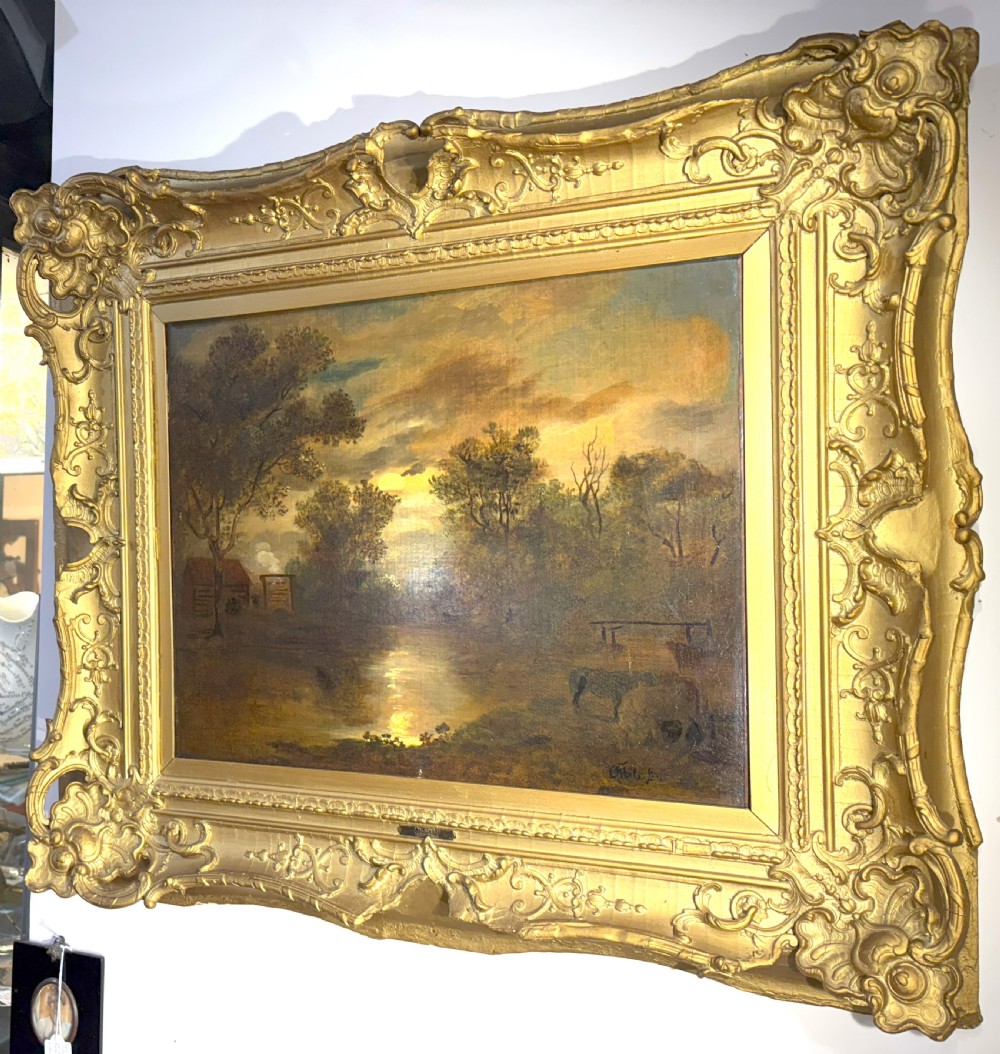 Jacobus Theodorus Abels Oil On Canvas c1840 View II