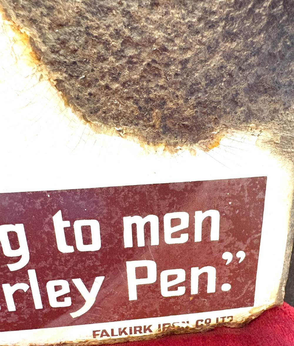 Rare Waverley Pens Enamel Advertising Sign View III