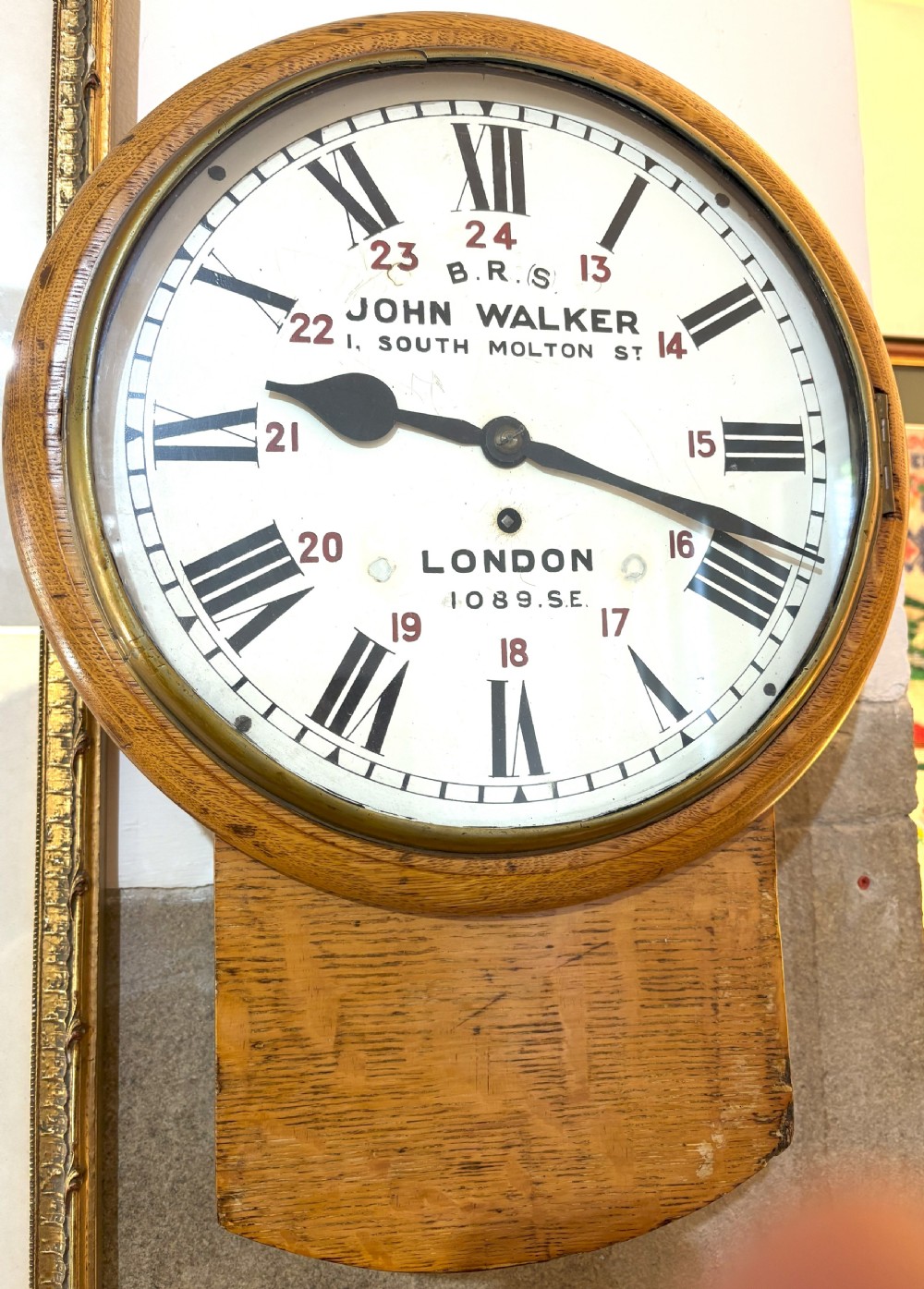 SE Railways Drop Dial Wall Clock