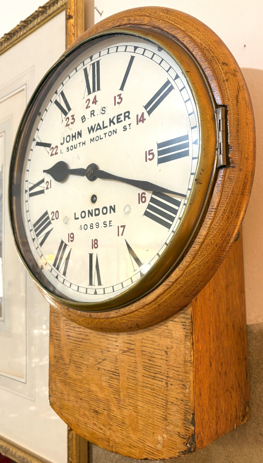 SE Railways Drop Dial Wall Clock View II