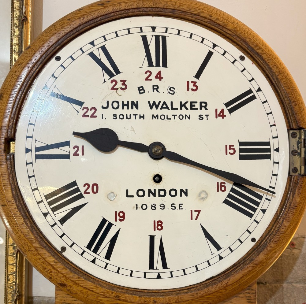 SE Railways Drop Dial Wall Clock View III