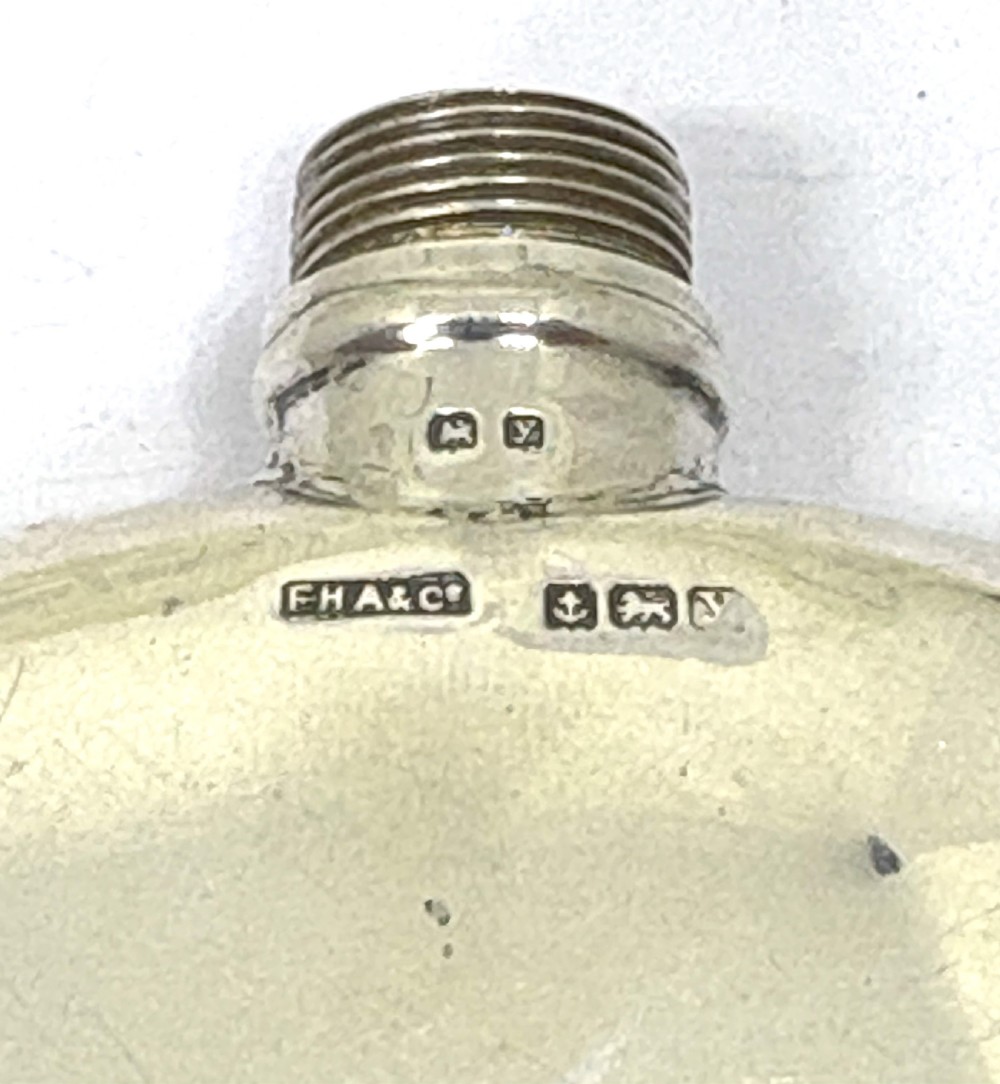 Unusual Shaped Silver Hip Flask View IV
