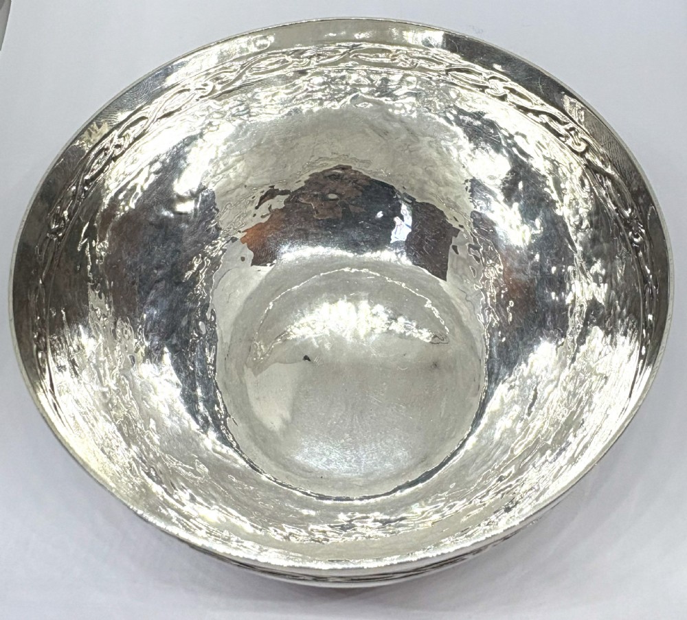 Rare Birmingham Guild Of Handicrafts Silver Bowl View II