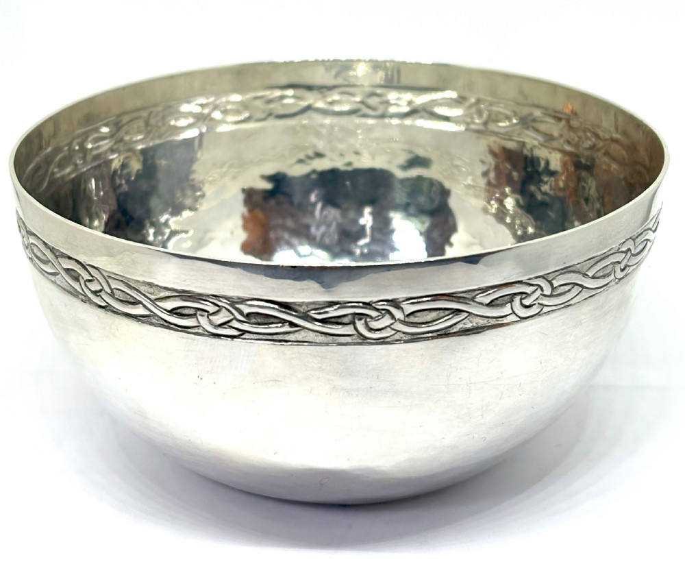 Rare Birmingham Guild Of Handicrafts Silver Bowl View IV