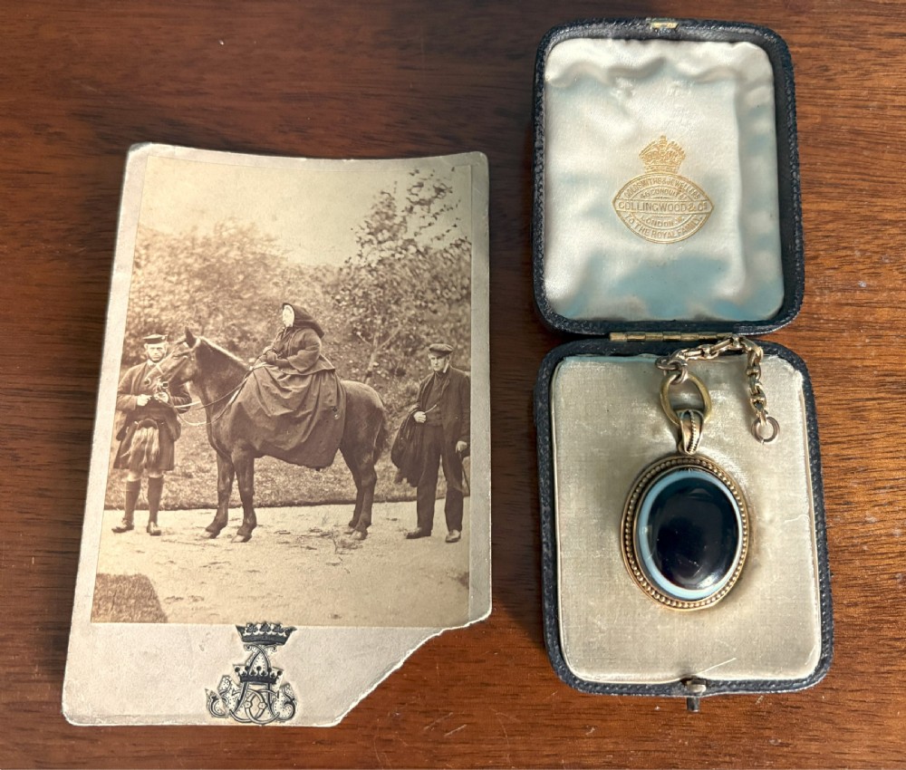 Gold Mourning Locket Given By Queen Victoria To Her Housekeeper