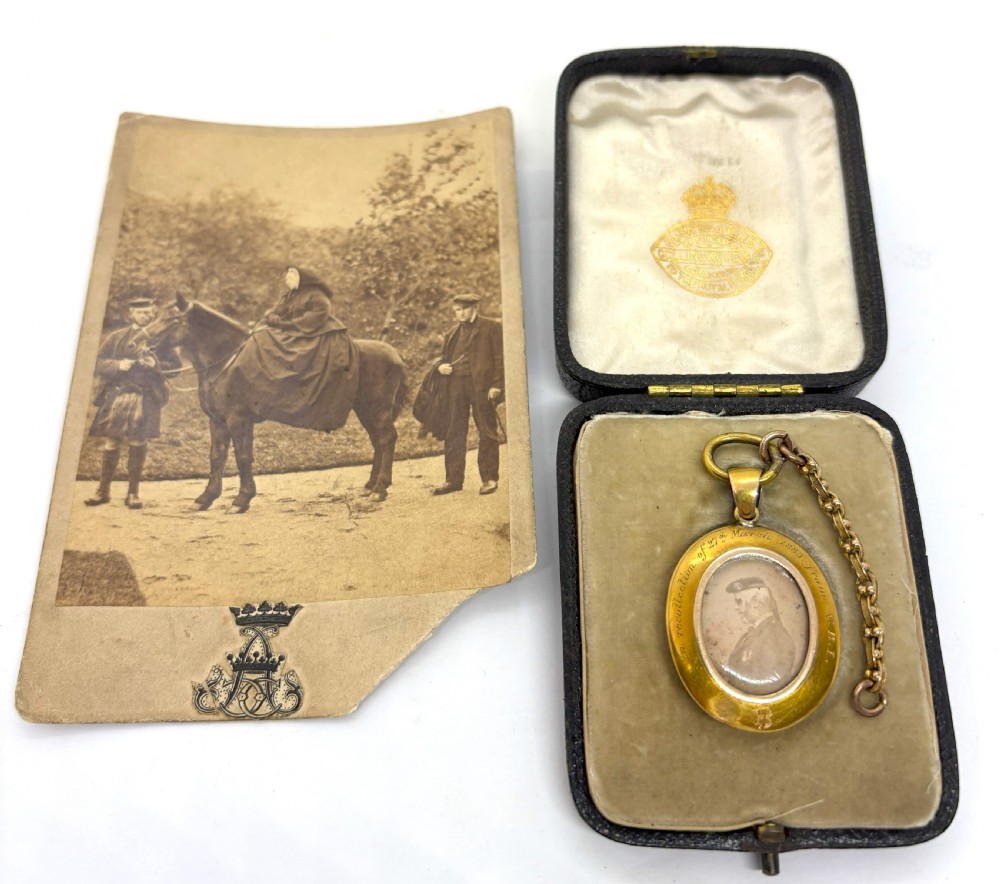 Gold Mourning Locket Given By Queen Victoria To Her Housekeeper View VII