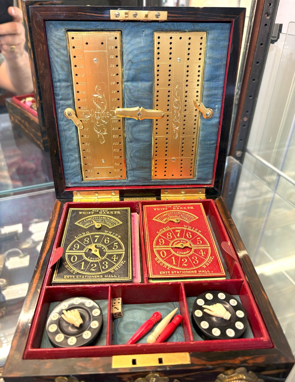 Coromandel & Agate Decorated Games Box View IV