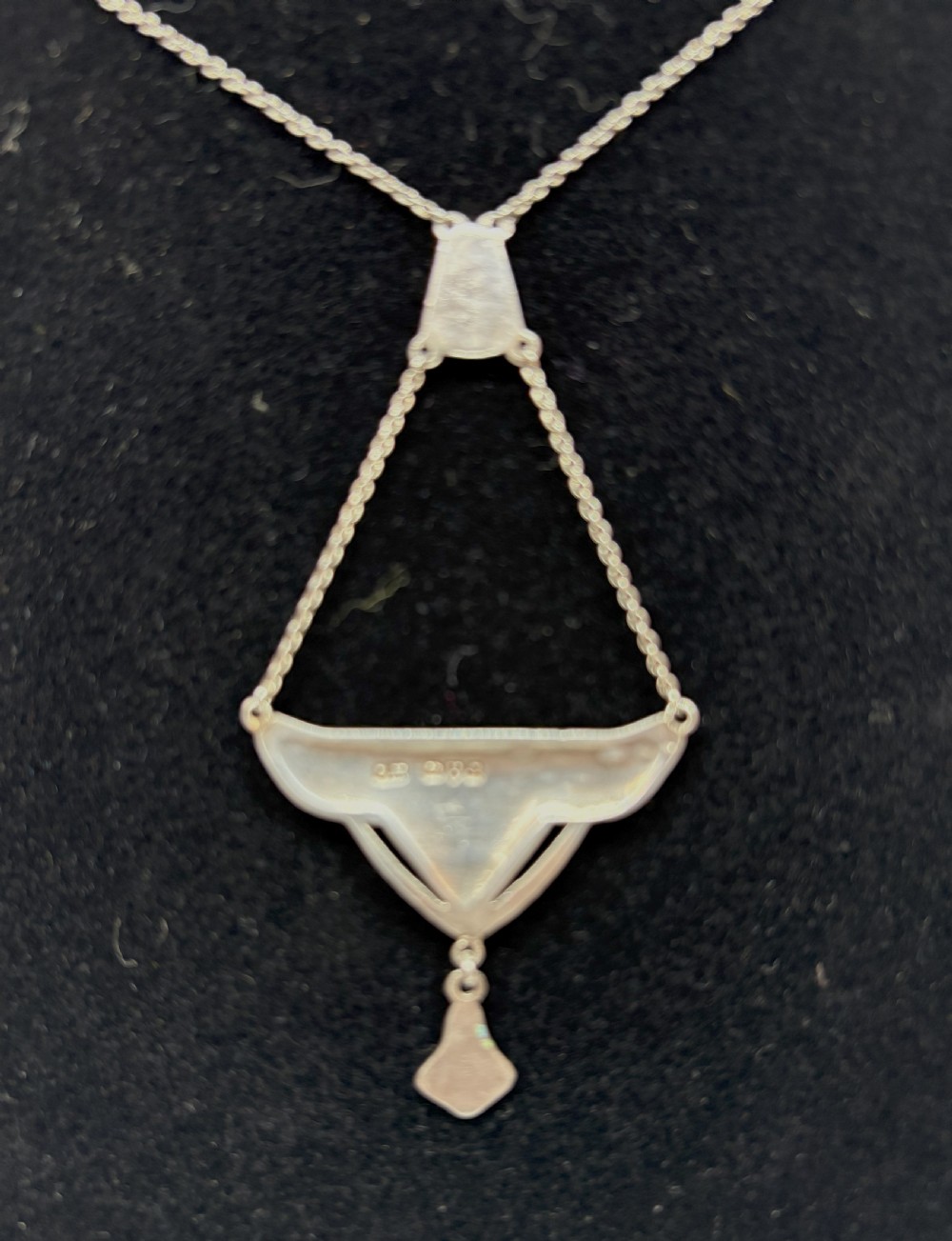 Charles Horner Silver and Enamel Arts & Crafts Pendant View II