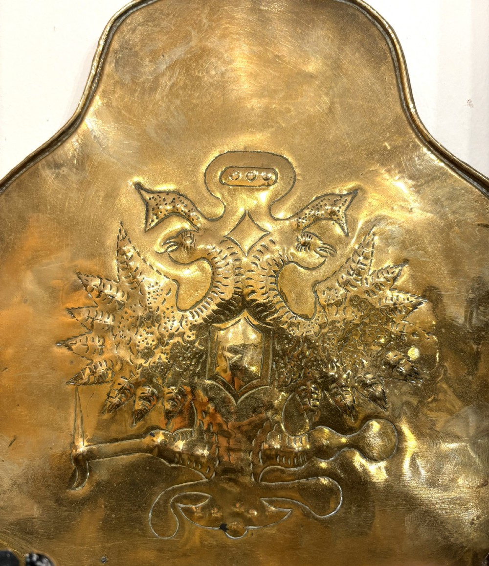 Pair Georgian Brass Candle Wall Sconces View V