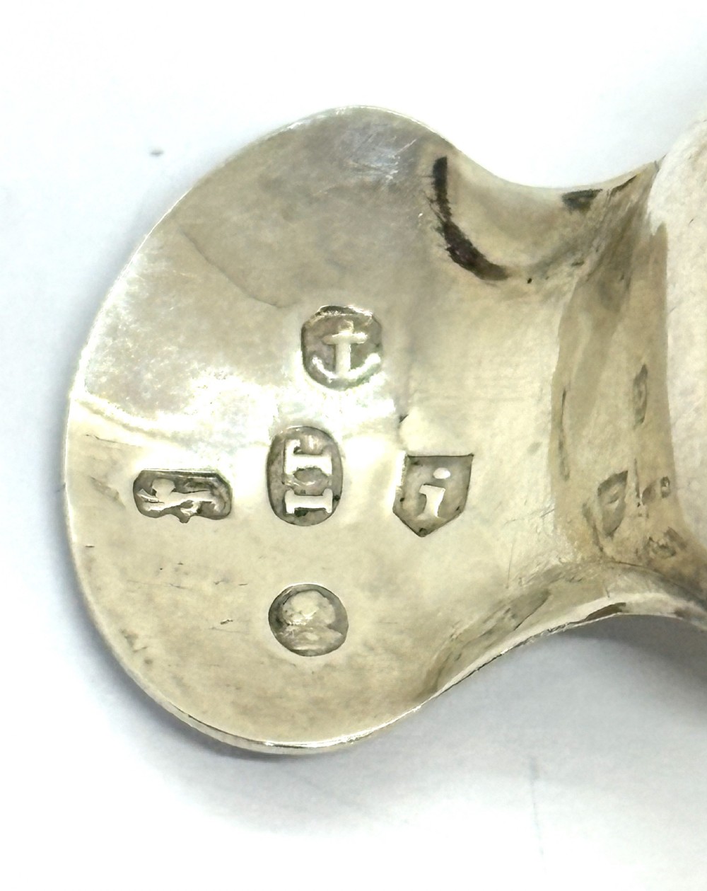 Georgian Silver Caddy Spoon As A Hand View III