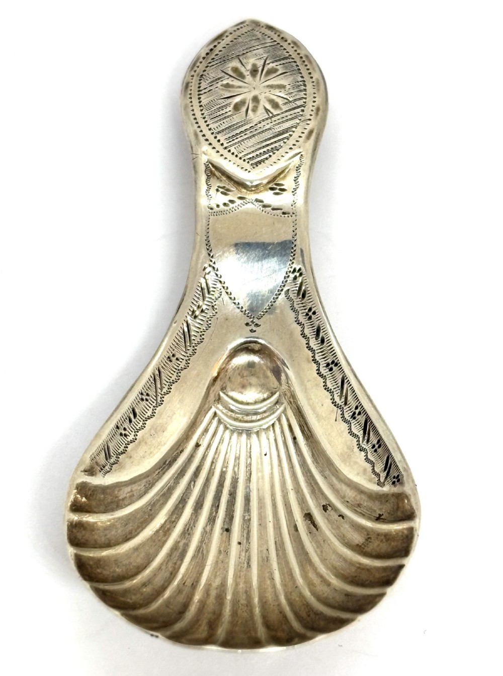 Georgian Silver Caddy Spoon 1799