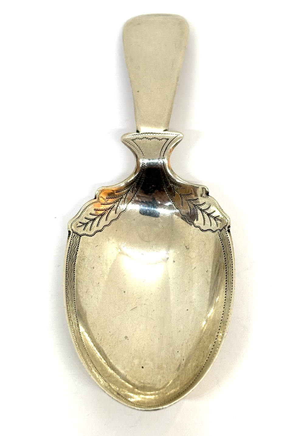 Georgian Silver Caddy Spoon 