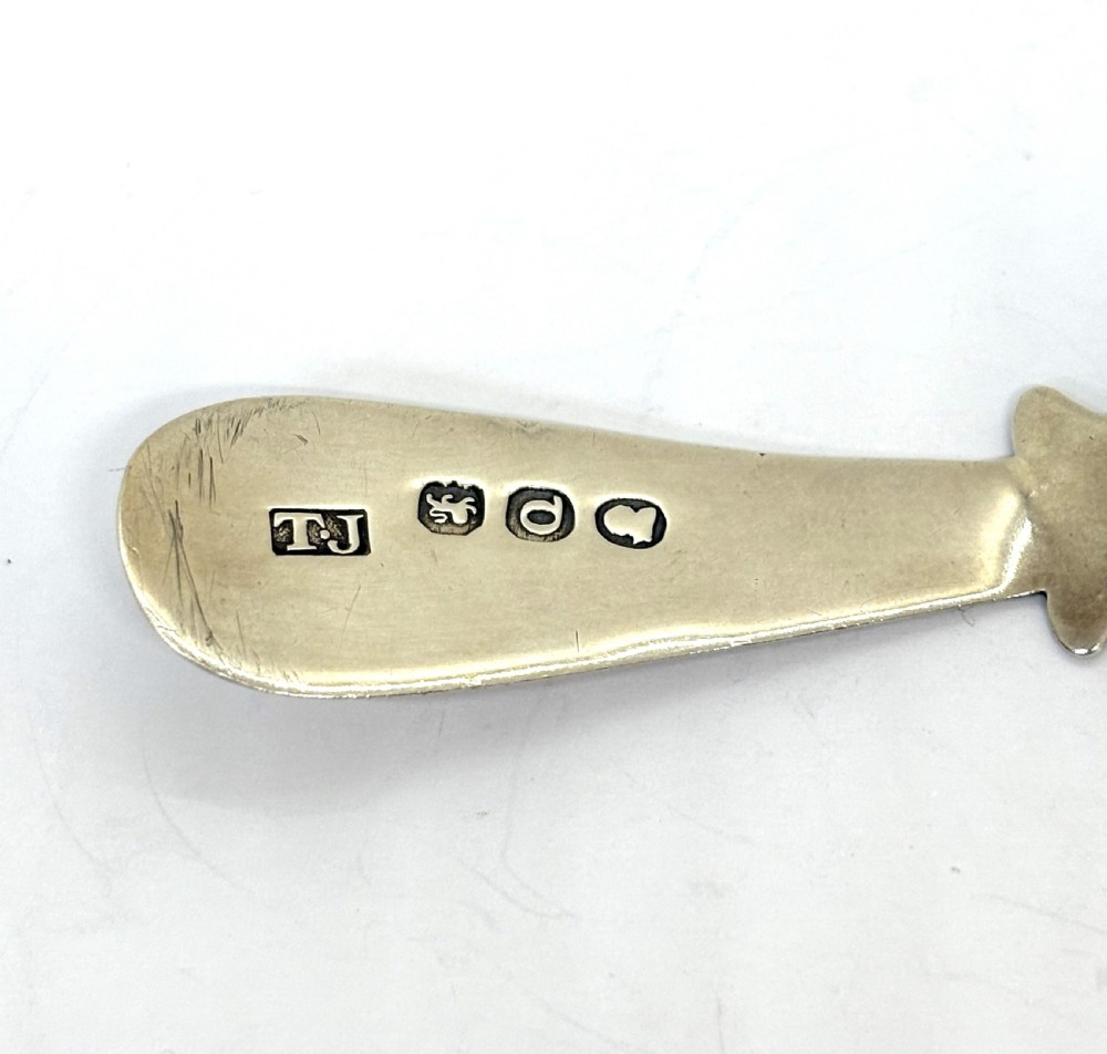 Georgian Silver Caddy Spoon  View III