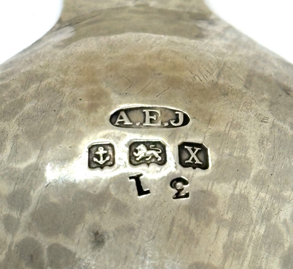 A.E Jones Silver Caddy Spoon View III