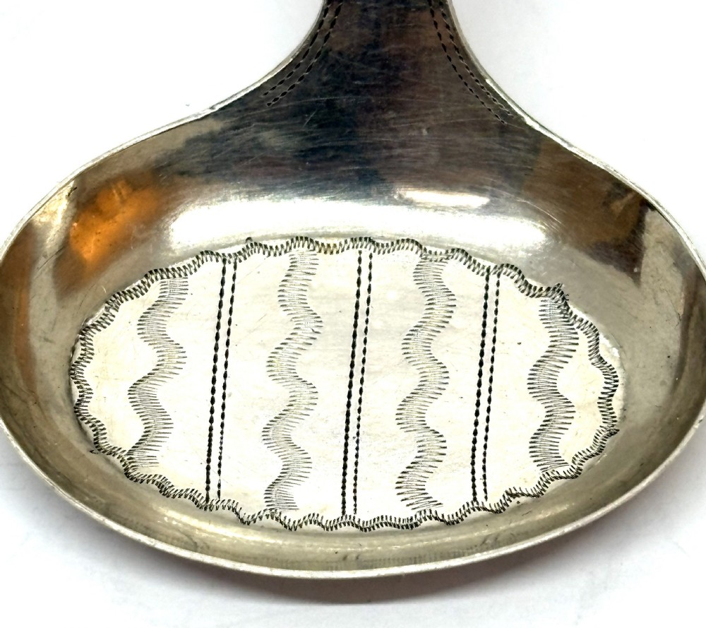 Georgian Silver Caddy Spoon View II