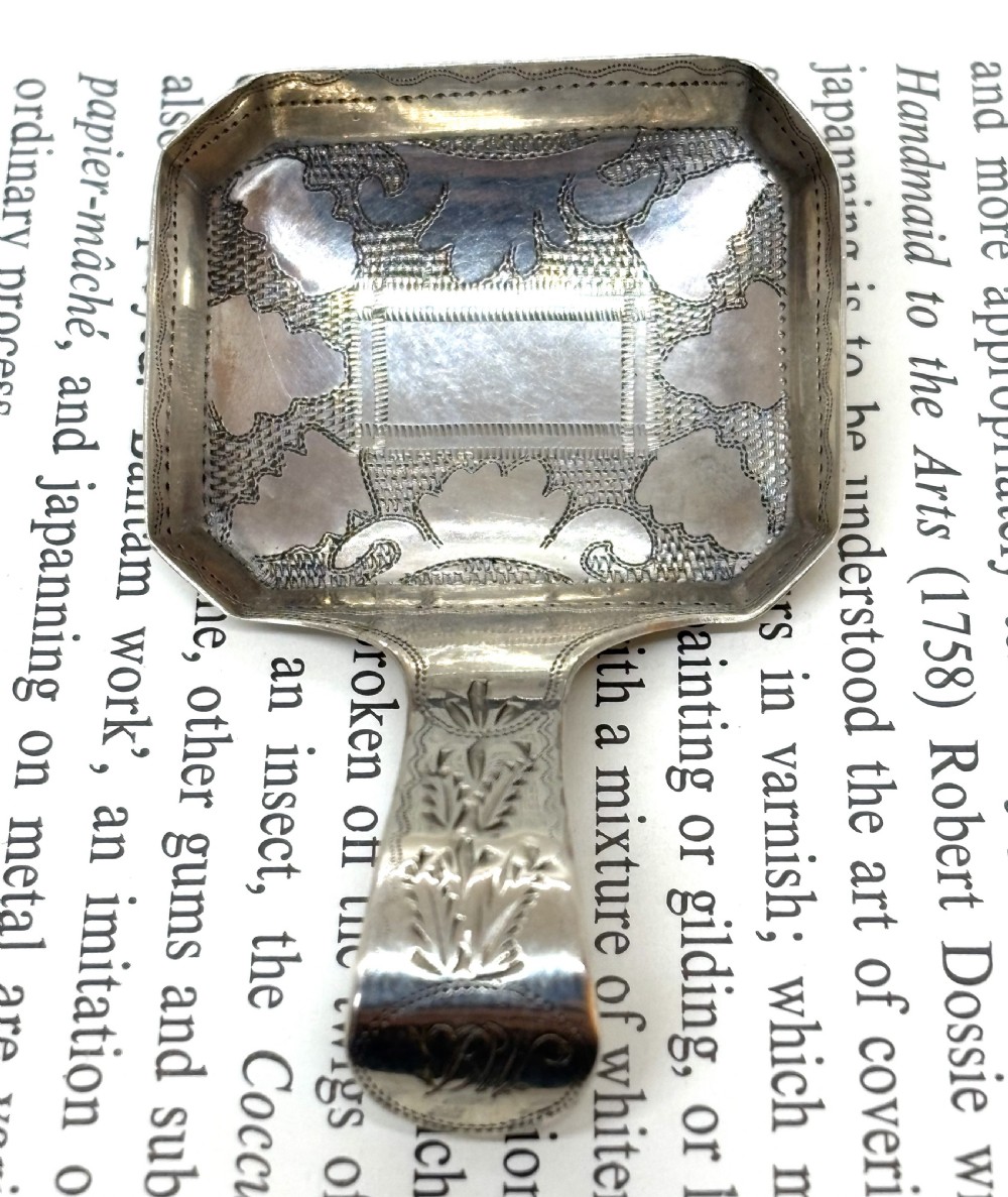 Georgian Silver Tea Caddy Spoon View II