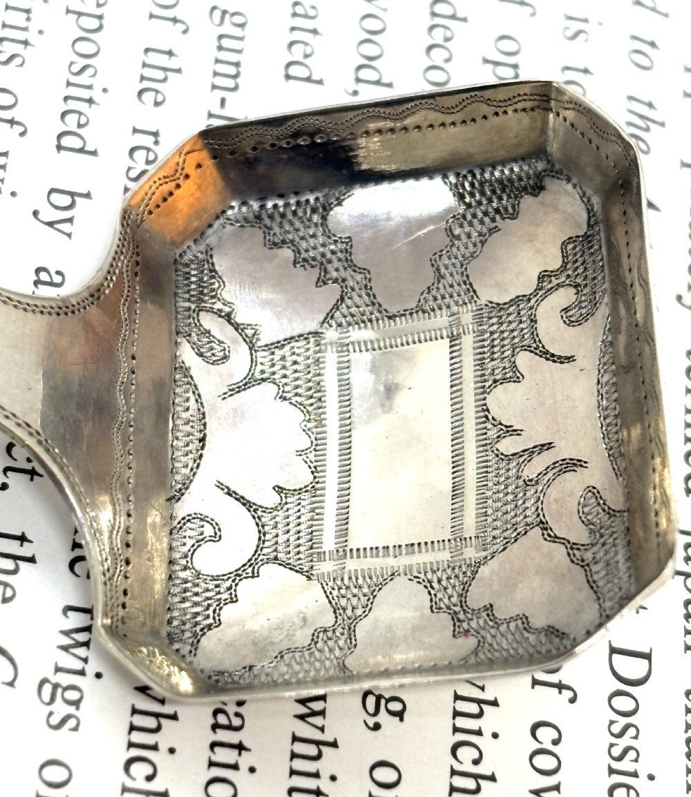 Georgian Silver Tea Caddy Spoon View III