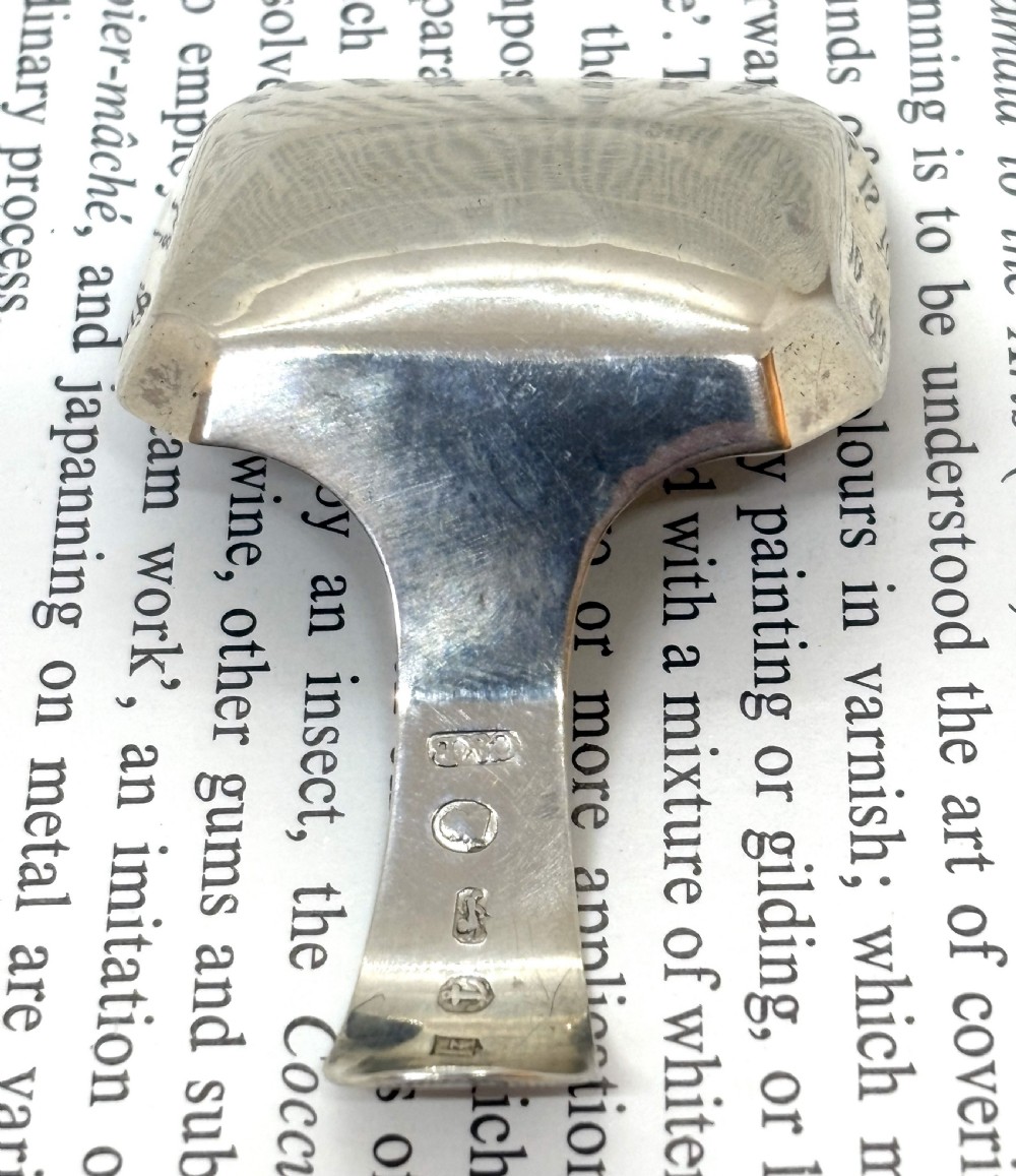 Georgian Silver Tea Caddy Spoon View IV